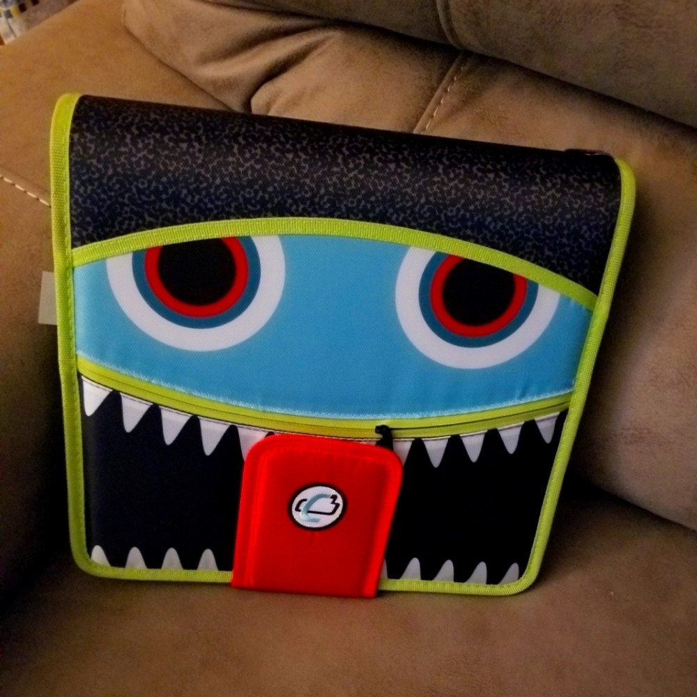 Monsters 3 ring binder